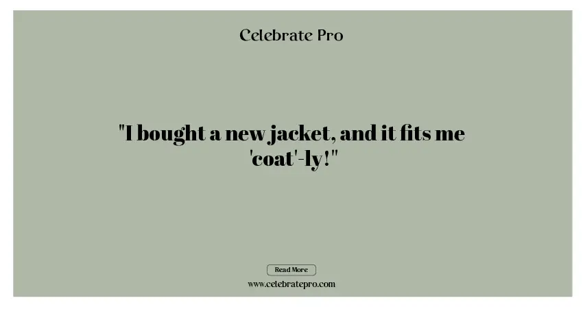 One-Liner Jacket Puns