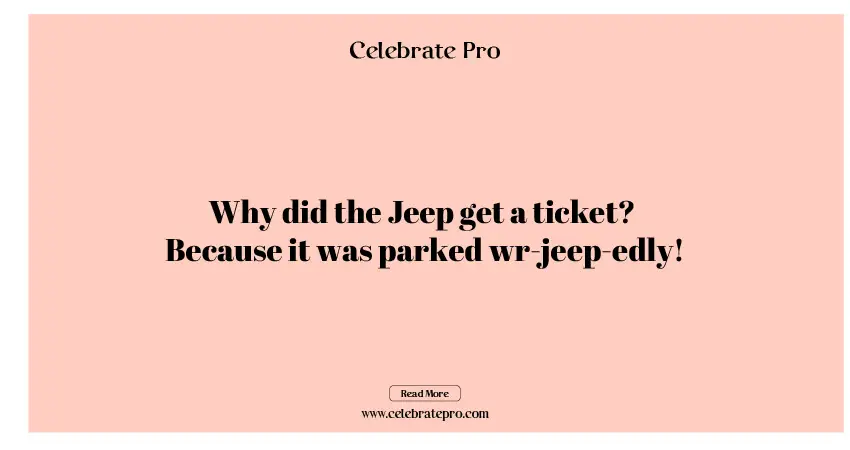 One-Liner Jeep Puns