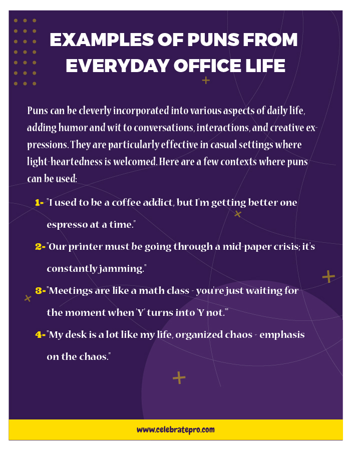 Examples Of Puns From Everyday Office Life