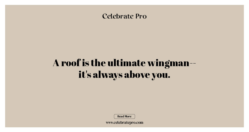 Best Short Roof Puns