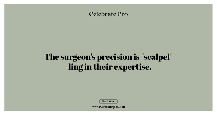 Best Short Surgery Puns