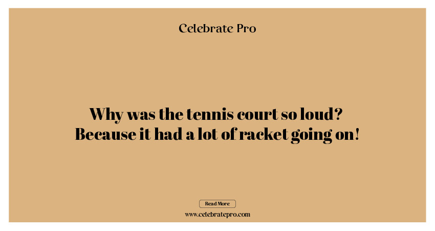 Best Short Tennis Puns