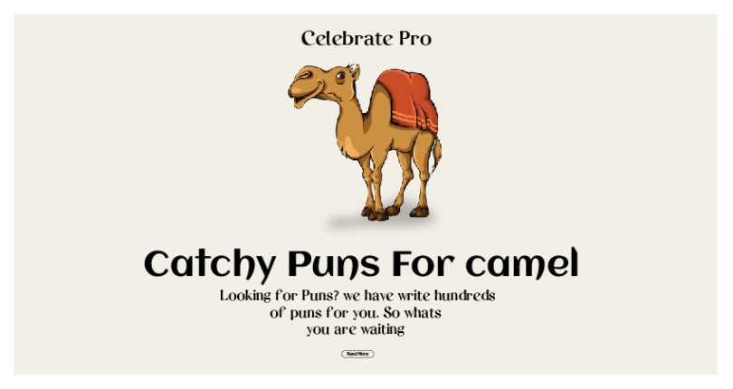 Camel Puns