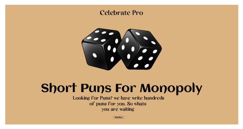 Monopoly Puns
