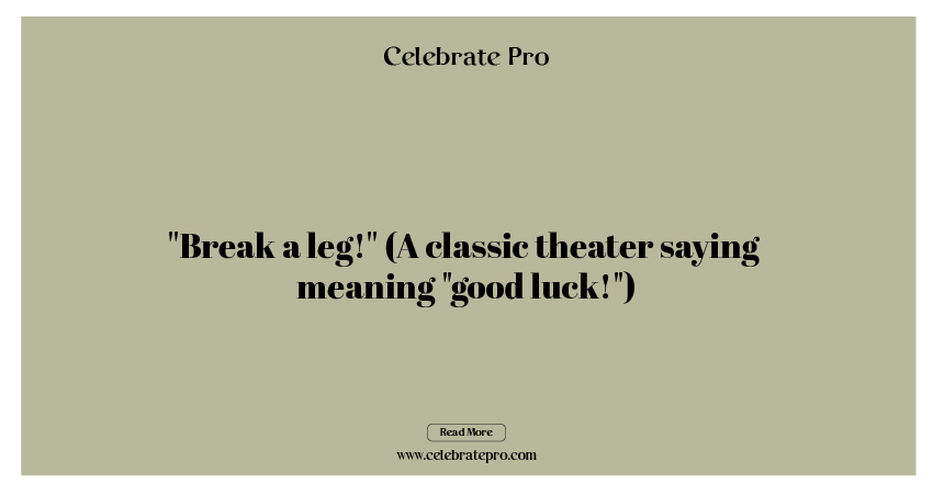 One-Liner Theatre Puns