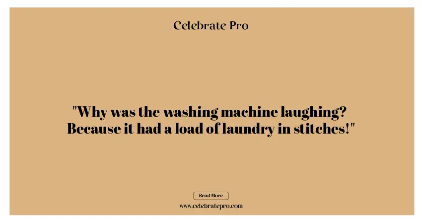 One-Liner Washing Machine Puns