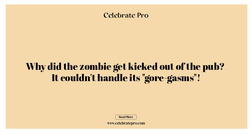 One-Liner Zombie Puns
