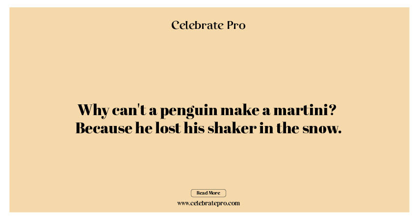 One-liner Martini Puns