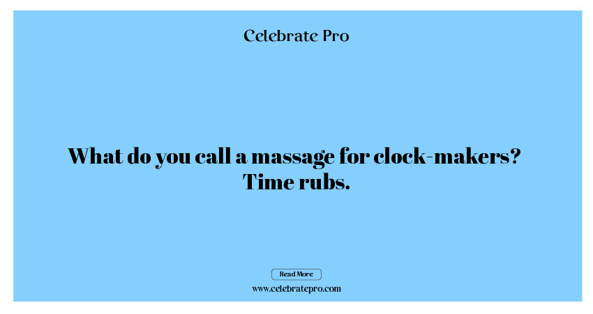 One-liner Massage Pun