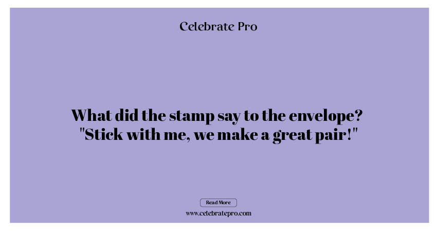One-liner Stamp Puns