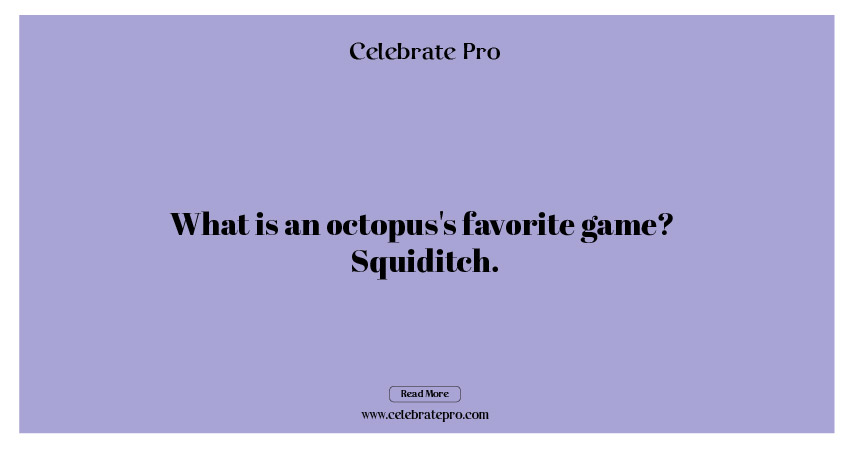 Oneliner Octopus Puns