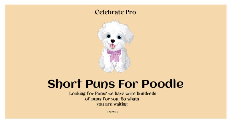 Poodle Puns