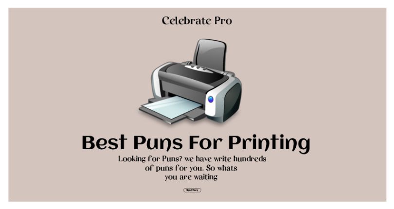 Printing Puns