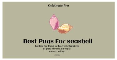 Seashell Puns