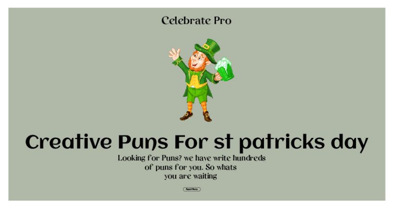 St. Patrick's Day Puns