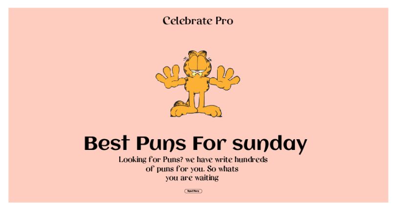 Sunday Puns