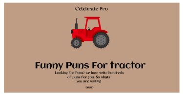 Tractor Puns