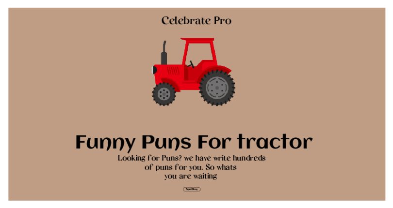 Tractor Puns